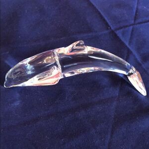 Vintage Baccarat Dolphin 